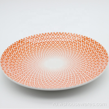Уникальная дизайнерская подушечная накраска десерта керамическая посуда